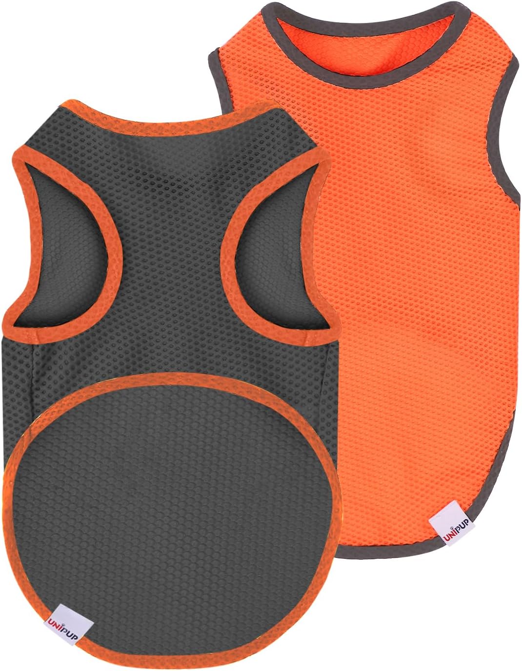 2 Pack Cooling Shirts for Dogs, Lightweight Mesh Breathable Dog Clothes for Medium Dogs Boy Girl,Sports Fan Pet T-Shirts for Dog&Cat Puppy Vest Pet Apparel - XL