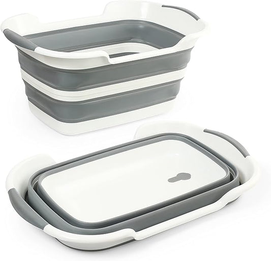 Smoochie Collapsible Dog Bathtub, Dog Tubs for Bathing, Portable Tub, Dog Wash Tub, Pet Tub and Dog Bath Tub for Dog/Cat/Pet and Puppy Bath Tub, Dog Tub for Pets and Cats (Gray)