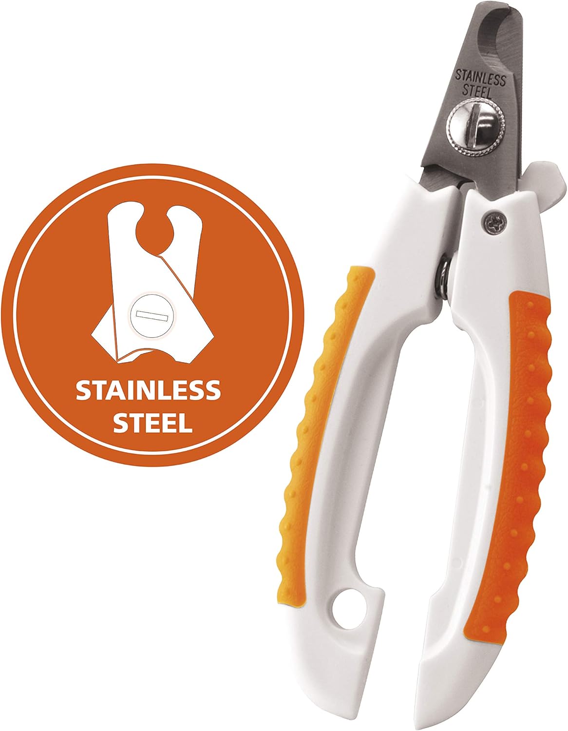 WAHL Pet Nail Clipper for Cutting Dog, Cat, & Animal Claws with Razor Sharp Stainless Steel Blades & Protective Safety Guard Locks for Safe Claw Care – Model 858448