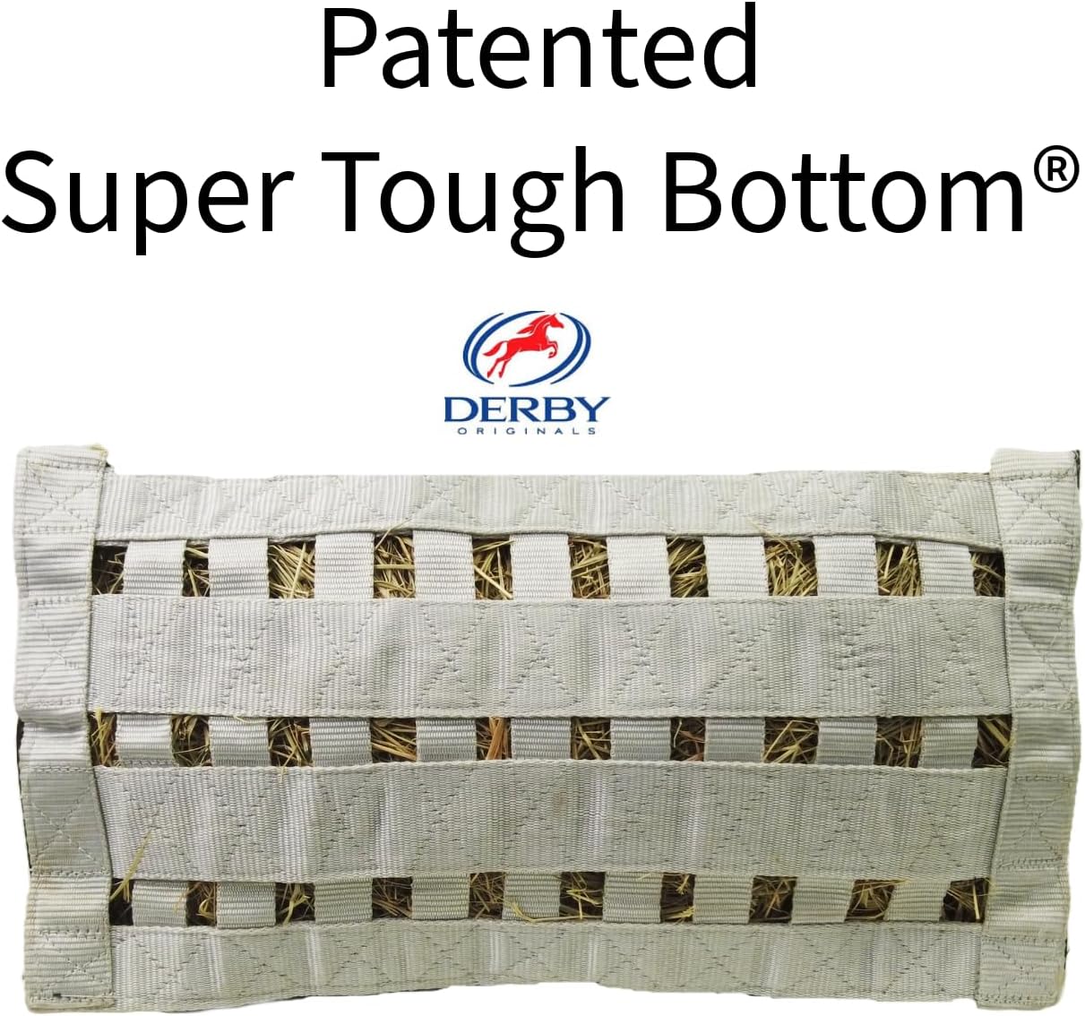 Derby Originals Top Load Hay Bag with Super Tough Bottom and 6 Month Warranty (Red/Black)