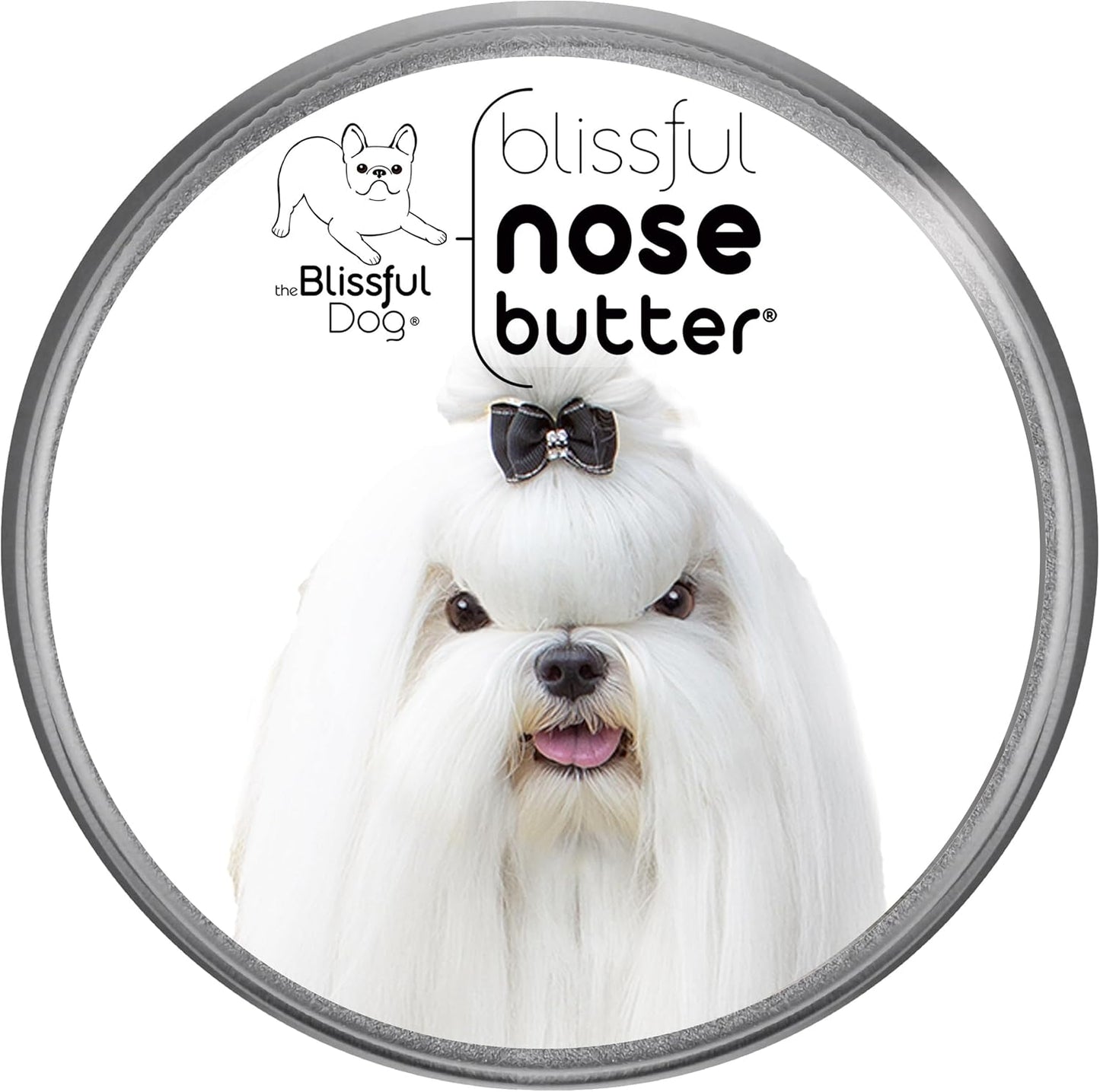 The Blissful Dog Maltese Unscented Nose Butter - Dog Nose Butter, 8 Ounce