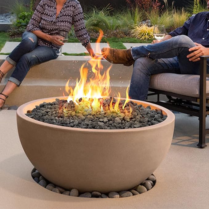 Mr. Fireglass 10 Pounds Black Natural Lava Rock for Indoor Outdoor Gas Fire Pits Fireplaces & Barbecue Grills | Volcanic Lava Stones for Decorating Garden Landscaping, Potted Plants, 0.3"-0.6"