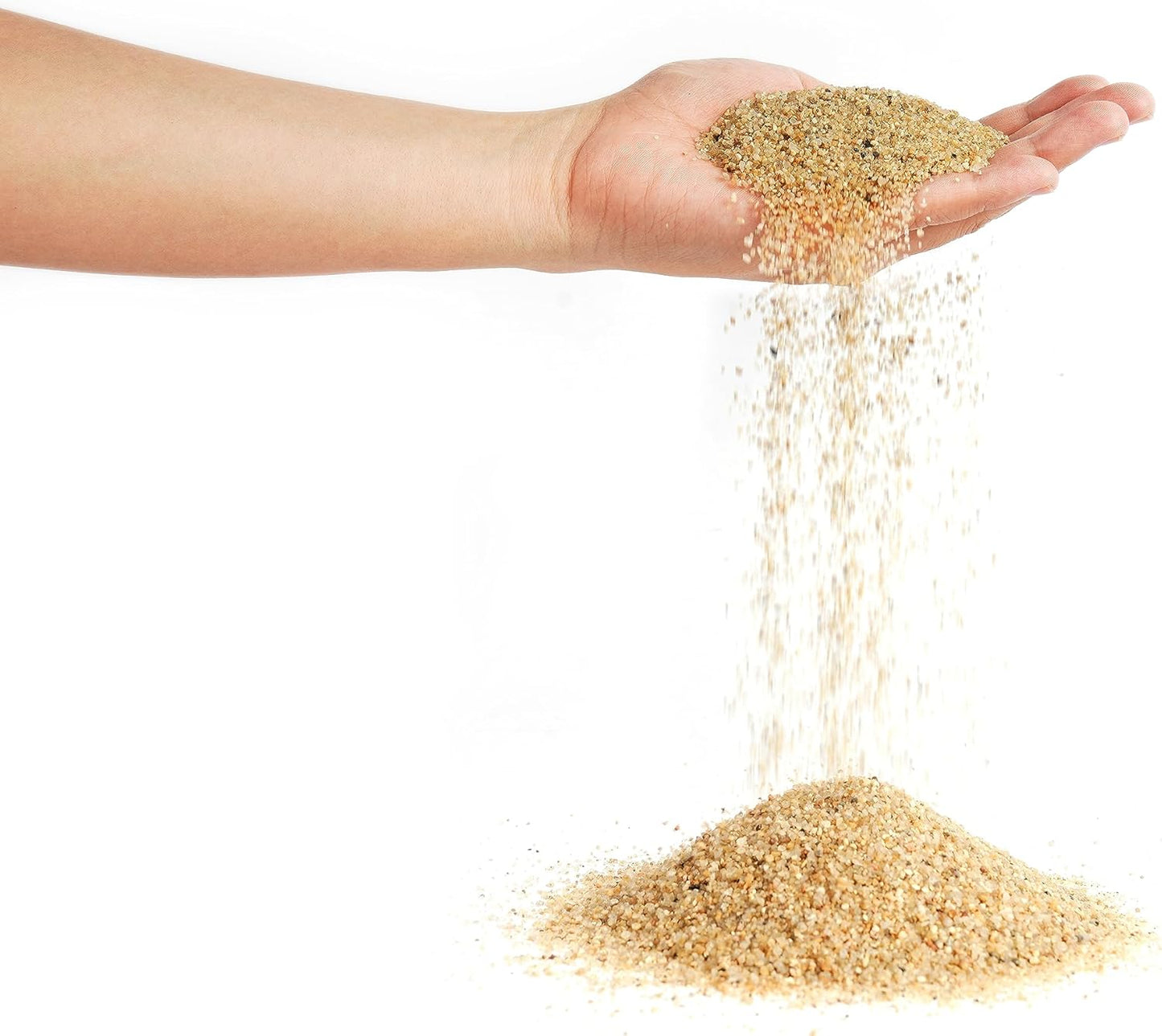 LANDEN Namale Aquarium Sand 11 lbs(3L), Super Natural for Aquarium Landscaping, Cosmetic Sand for Plant Tank, Fine Grain Natural Color River Sand for Freshwater or Blackwater Biotope Tank