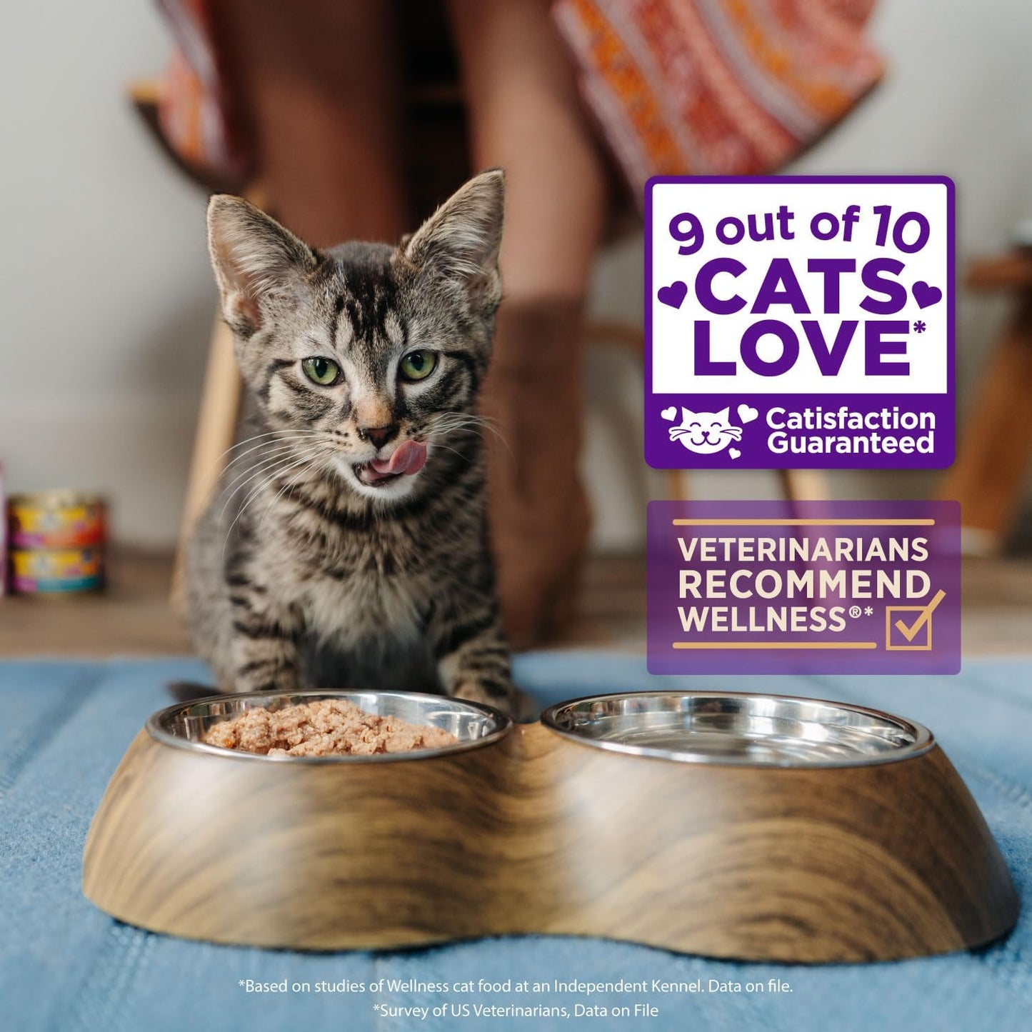 Wellness Healthy Indulgence Gravy Adult Wet Cat Food, Natural, Protein-Rich, Grain Free, 3 Ounce Pouch, 24 Pack, (Tuna & Mackerel)