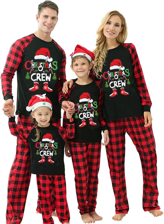 Matching Family Christmas Pajamas Set - Xmas Sleepwear PJs