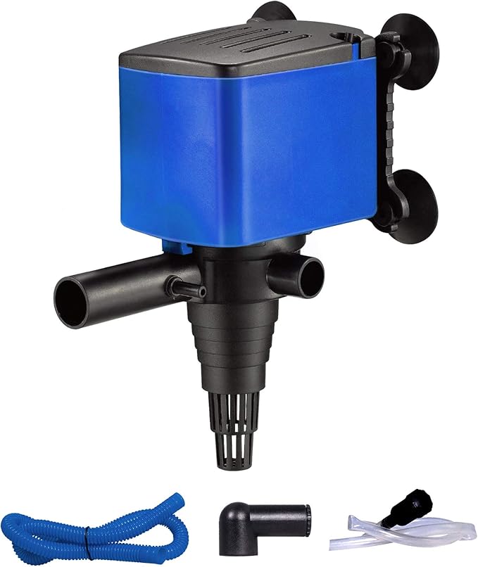 Water Pump 660 GPH Submersible Internal Aquarium Powerhead Water Pump Ultra Quiet for Aquarium,Fish Tank -4 Pack
