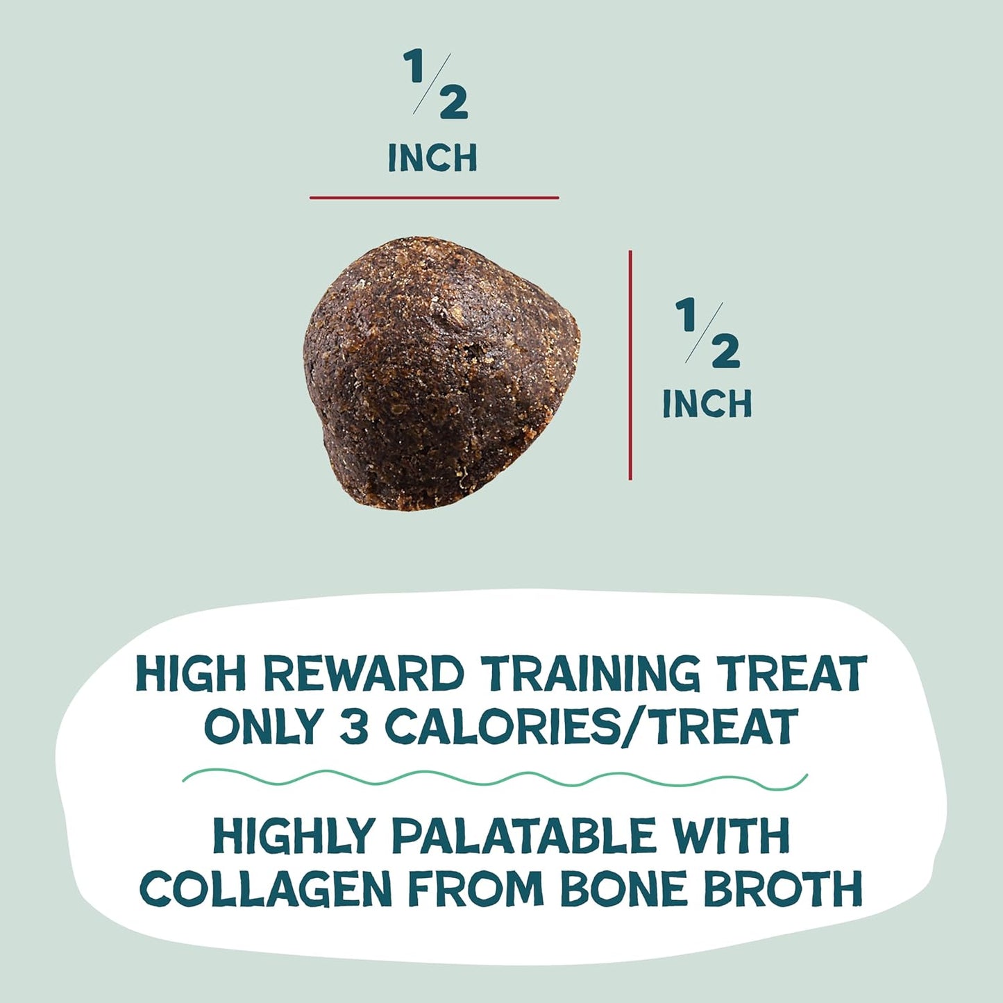 Shameless Pets Bone Broth Dog Training Treats – Soft, Natural Puppy & Dog Treats with Collagen – Healthy, Low-Calorie Training Chews for Small, Medium & Large Dogs - 8 oz (Pack of 1)