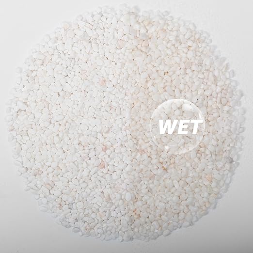 1/5 Inch White Succulent Cactus Gravel, 10 lbs – Ideal for Succulent Plant Pots, Vase Fillers, Glass Containers, Aquariums, Patios, and Outdoor Gardening River Stones (White, 10 Pounds)