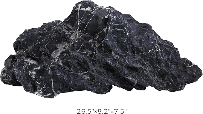 22-24 Inches Natural Seiryu Stone 1 PCS Ultra Large Aquarium Rocks for Aquascaping, Aquarium Landscaping, Terrariums, Fish Tank Decoration, Vivariums, Paludarium, Amphibian Enclosures
