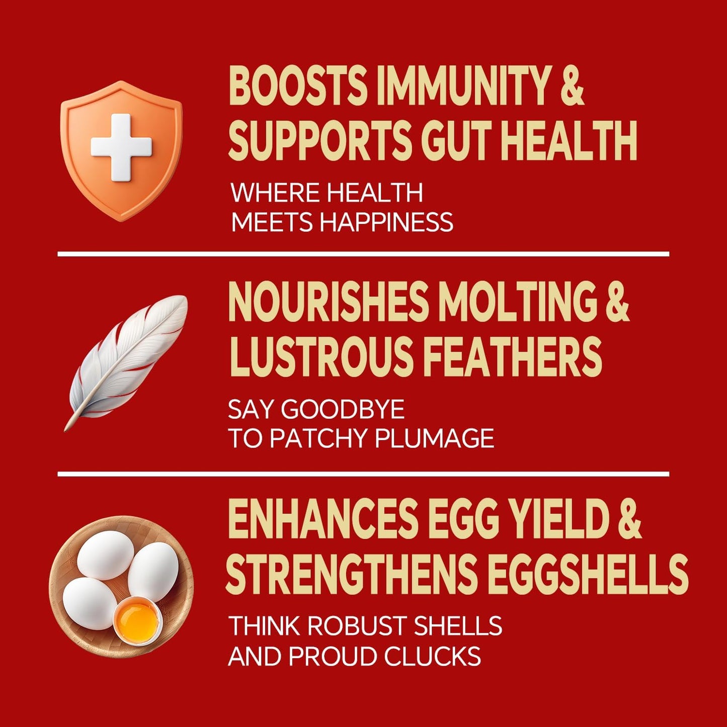 Dried Black Soldier Fly Larvae, Non-GMO, Natural Chicken Treats & High-Protein Poultry Snacks for Backyard Chickens, Laying Hens & Ducks, 5 lb Box