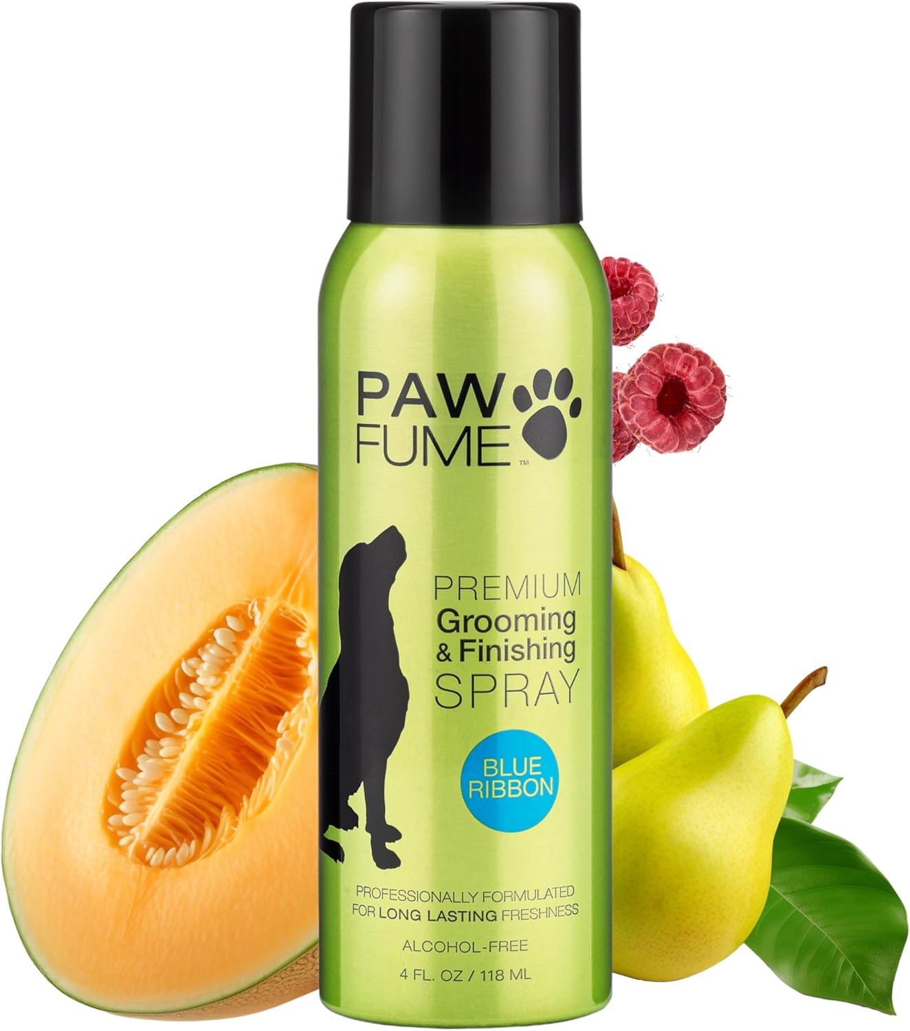 PAWFUME Dog Perfume Spray for Grooming, Blue Ribbon, 1-Pack – Keep Your Pup Fresh All Day – Probiotic, Alcohol-Free, Detangling & Moisturizing – Salon-Quality Dog Spray Deodorizer Perfume