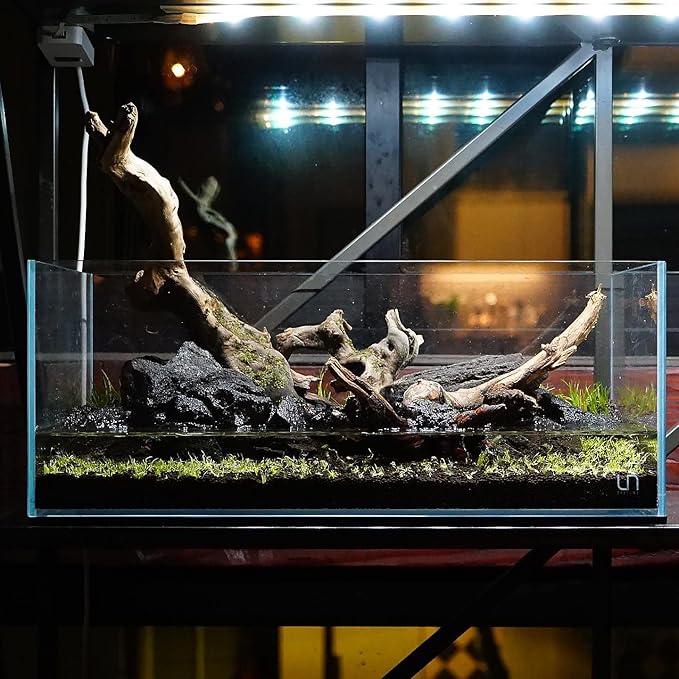 Ultum Nature Systems Controsoil - Freshwater Aqua Soil Substrate for Fish, Shrimp, Live Plant Propagation and Aquascaping - 6.8pH Low Ammonia, Volcanic Ash - Black, Extra Fine (10 Liter | 20LB)