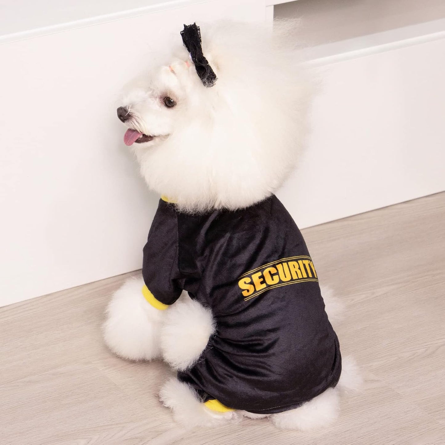 CuteBone Dog Halloween Pajamas Puppy Onesies Small Dogs Soft Pjs Coat Cat Apparel Comfy Pet Christmas Clothes Outfit Doggie Bodysuit P264S