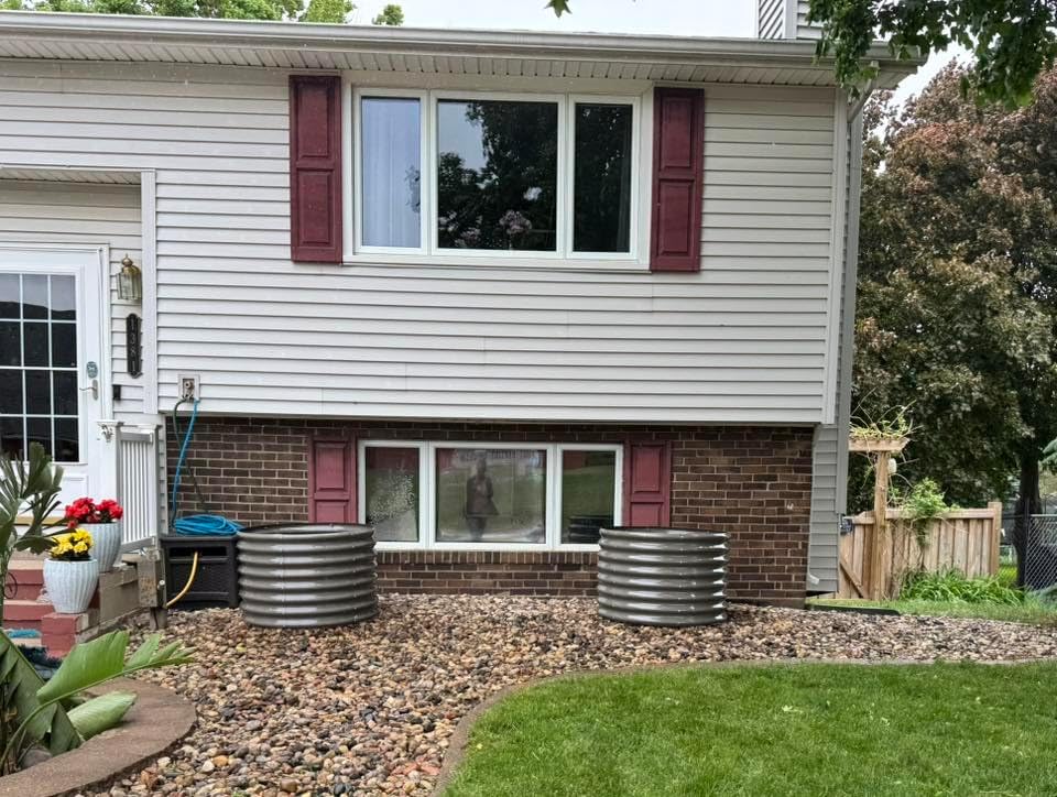 A ANLEOLIFE 2-Pack 3ft x 24” Tall Galvanized Raised Garden Beds Outdoor, Round Metal Planter Box for Planting Vegetables Flowers Herb, Anti-Rust & Easy-Setup, Quartz Grey