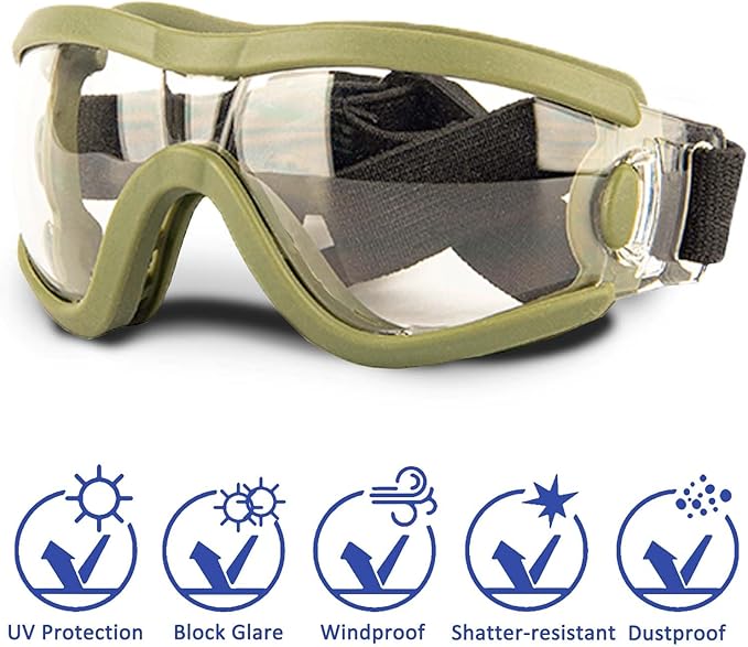 Medium Dog Sunglasses with Adjustable Strap UV Protection, Winproof Puppy Sunglasses, Suitable for Dogs Eyes Protection，Soft Dog Goggles