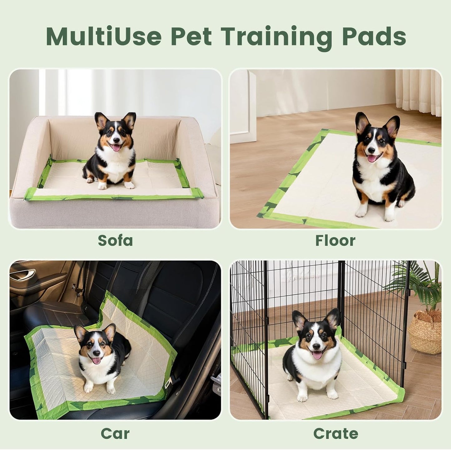 Gardner Pet Disposable Puppy Pads XL, 28" x 30" Dog Pee Pads for Dogs, Super Absorbent & Leak-Proof Full Edge-Wrapping Extra Thick Dog Potty Training Pads (30 Count)