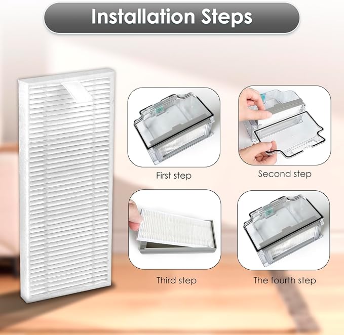 (10 Pack) M310 Replacement HEPA Filters Compatible With Lefant M310 Robot Vacuum Cleaner, Filters Accessories Kit, Filter Kit, Replacement Parts, Vacuum Accessories, Vacuum Filters