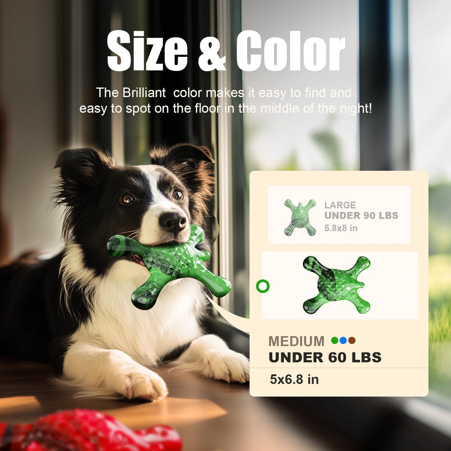 Dog Toys for Small Dogs, Nylon Indestructible Dog Toy for Small Dogs, Hedgehog Puppy Chew Toys with Bacon Flavor,Long Lasting, Puppy Teething Toys, Green