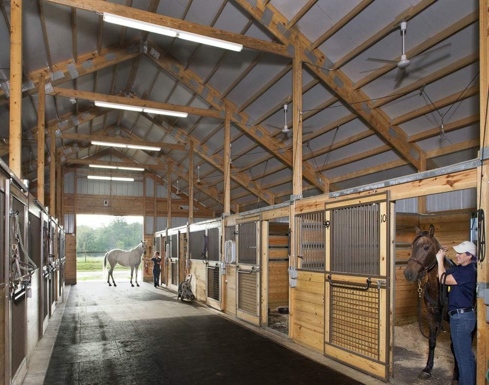 American Floor Mats - Horse/Stable Mats - Heavy Duty Stall Mats - Thick, Durable Rubber Flooring Solid Black 3/4" Thick - 3' x 4' Mat