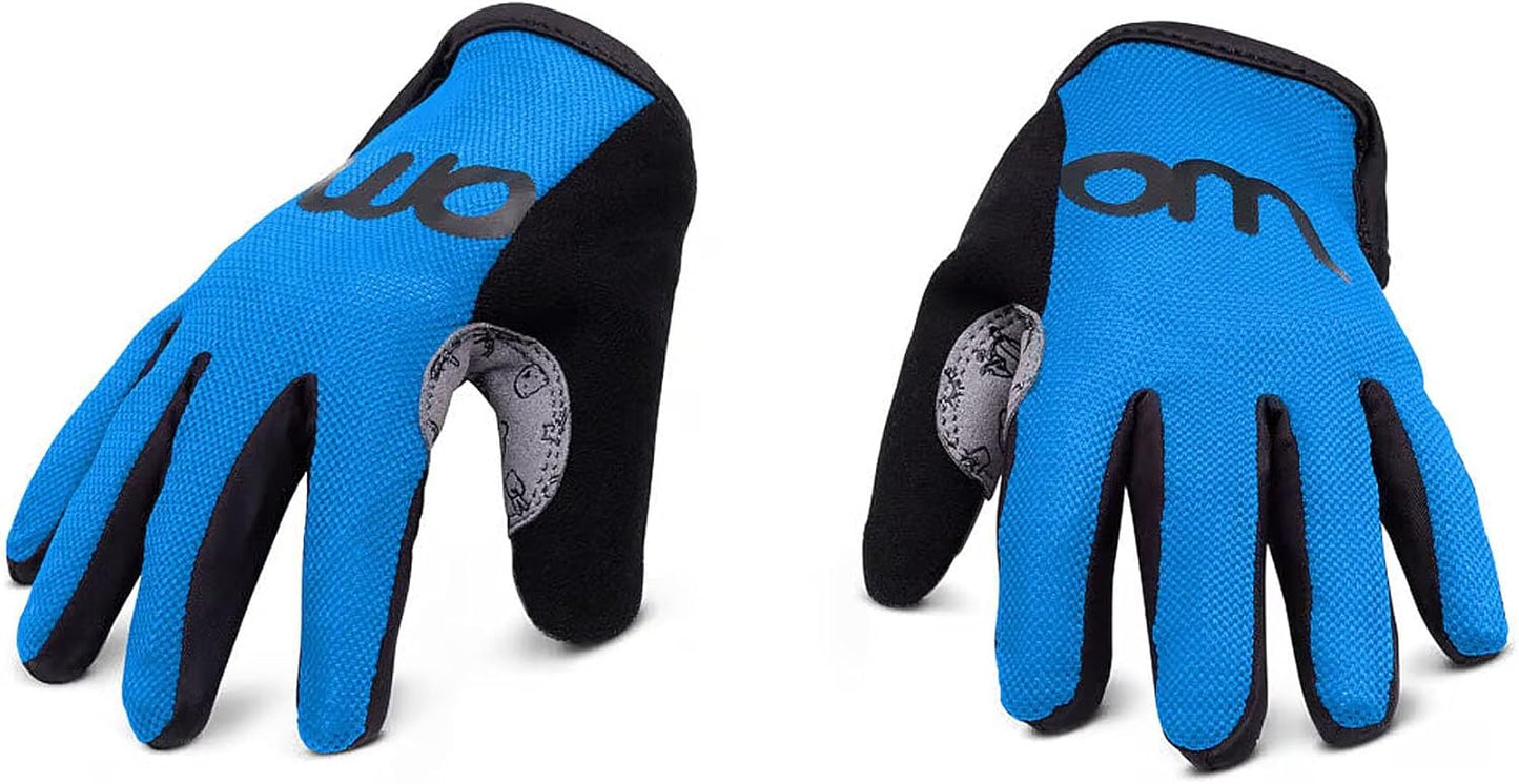 woom TENS Bike Gloves, Child’s & Youth Bicycle Full Finger Protection with Grip for Road Cycling & Mountain Biking (Boys & Girls)