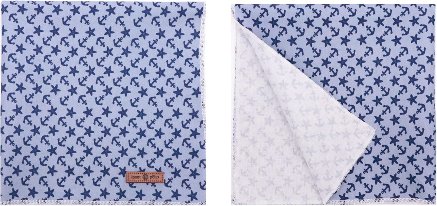 lionet paws Summer Dog Bandana,Fabric Dogs Kerchief for Medium Large Dogs,Dog Cotton Triangle Bibs Scarf for Girl Boy