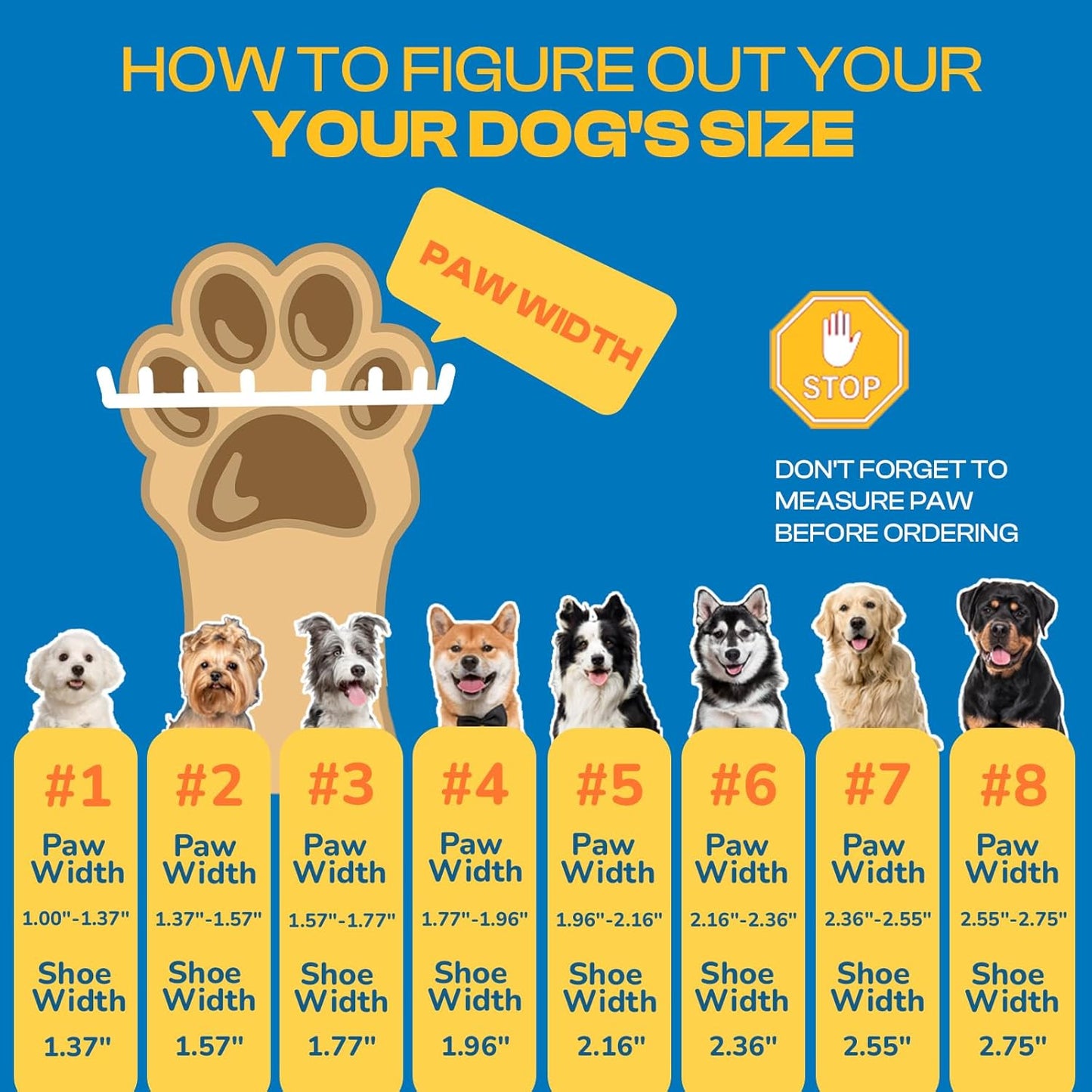 Dog Shoes for Large Dogs, Medium Dog Boots & Paw Protectors for Hardwood Floors, Outdoor Dog Booties for Hot Pavement Winter Snow Hiking, Breathable Dog Shoes with Reflective Strips Size 6