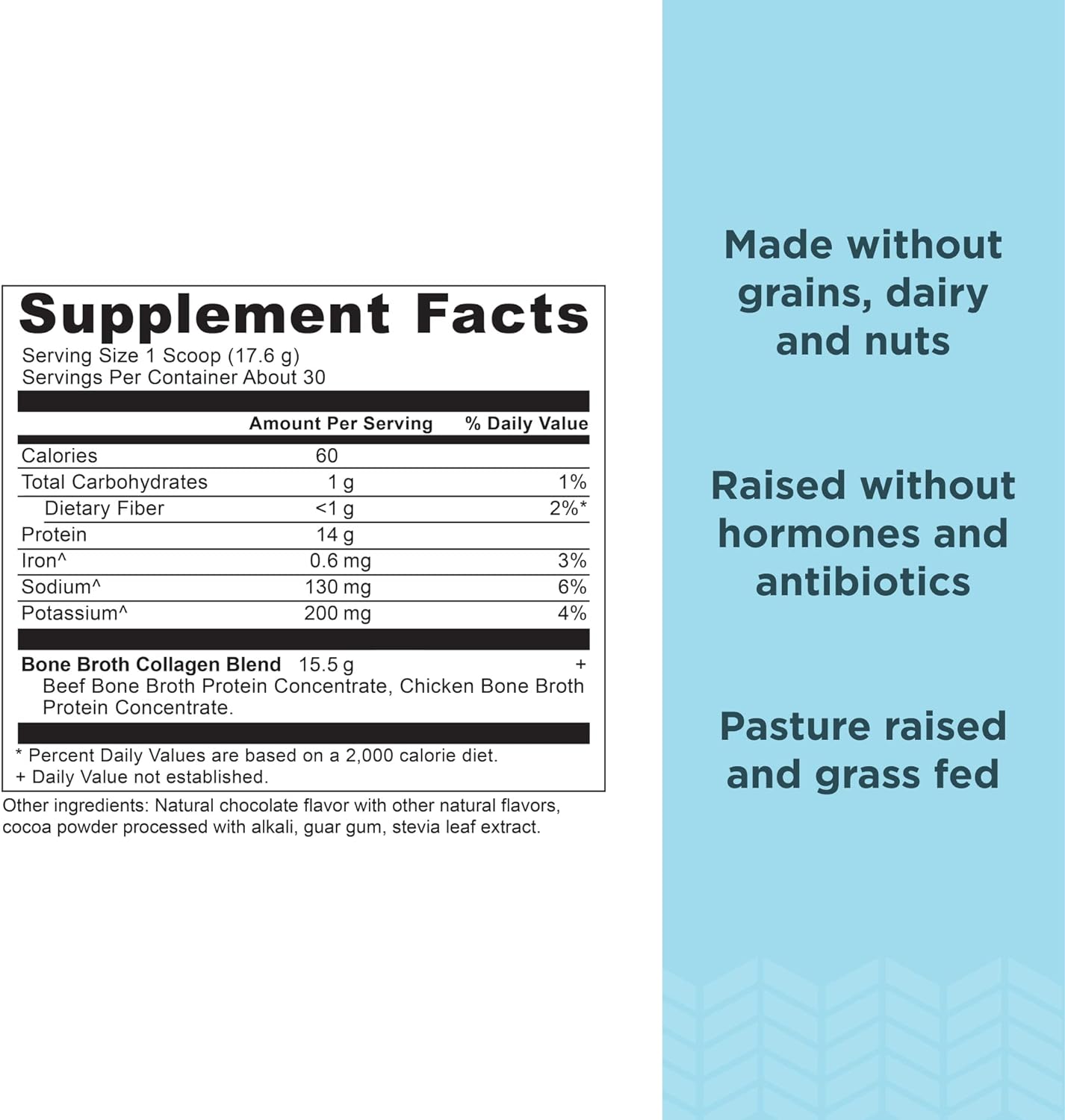 Ancient Nutrition Collagen Powder, Bone Broth Collagen, Chocolate, Hydrolyzed Multi Collagen Peptides, Supports Skin and Nails, Joint Supplement, 30 Servings, 18.6oz