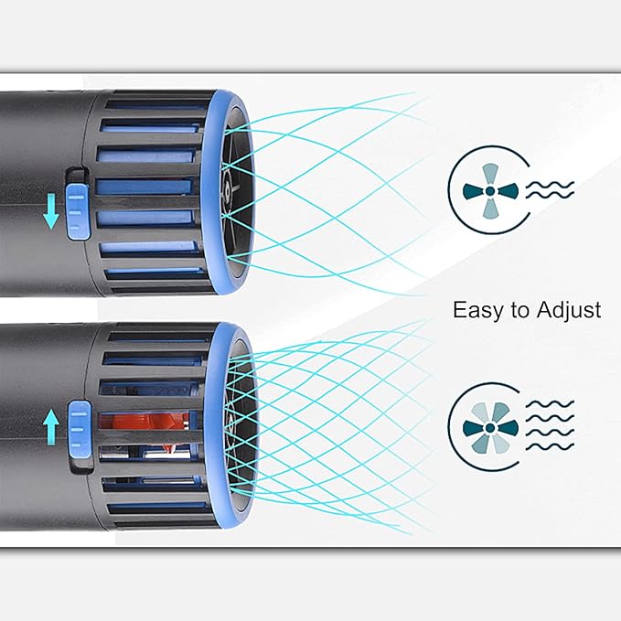 Carefree Fish Magnetic Aquarium Wave Maker 3W 800Gph Quiet and Strong Powerhead Submersible Water Circulation Pump 360° Adjustable for Freshwater and Saltwater