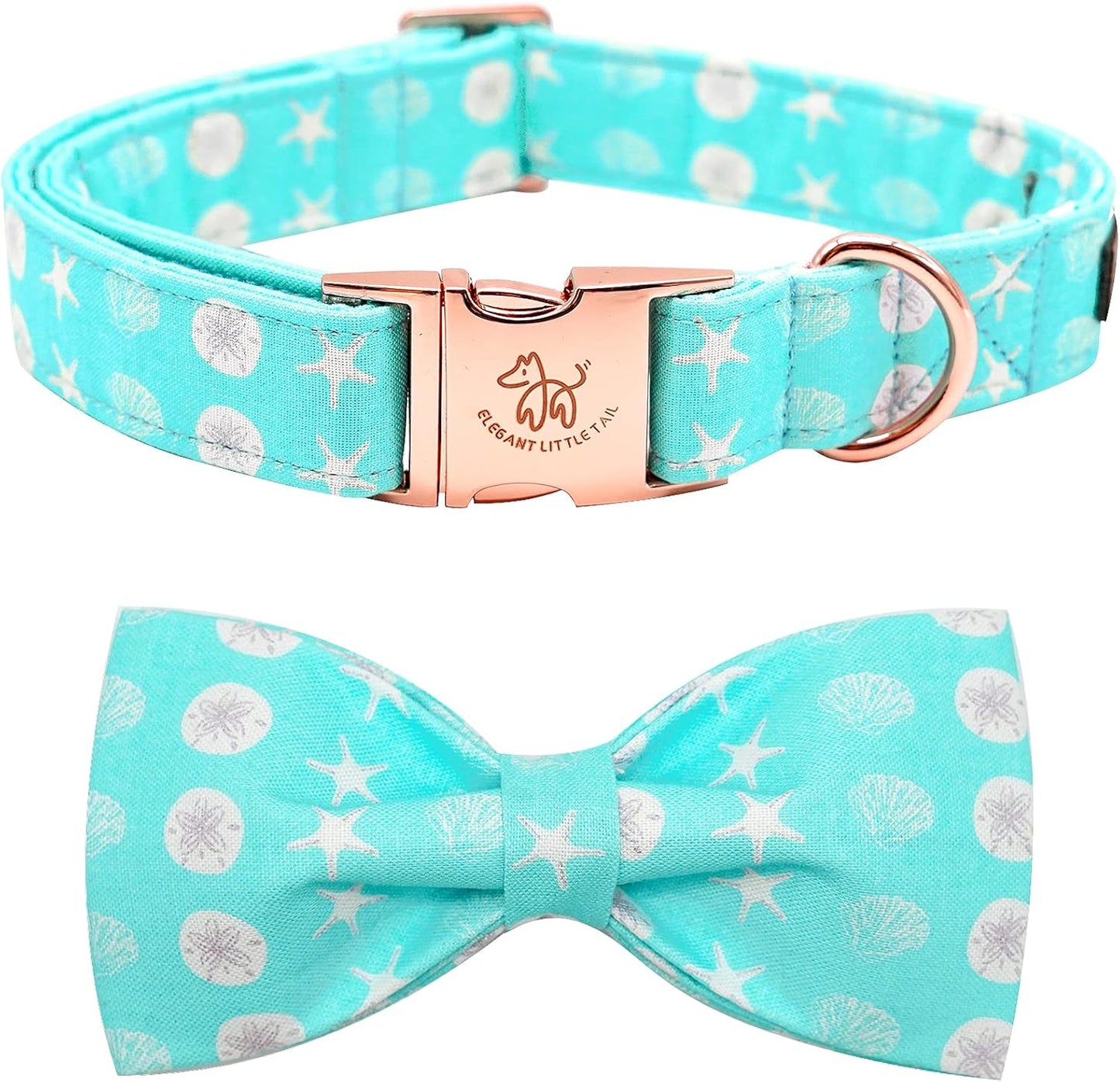 Elegant Little Tail Bowtie Collar for Small to Large Dogs