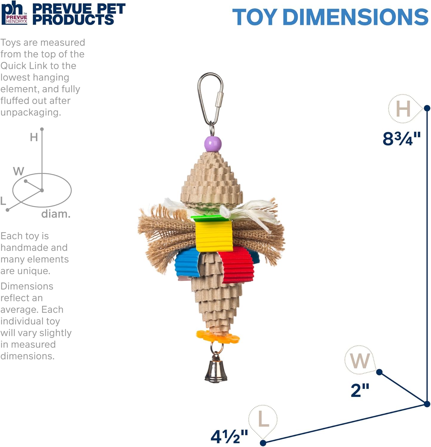 Prevue Pet Products Sound & Movement Mr. Mustache Bird Toy 62614