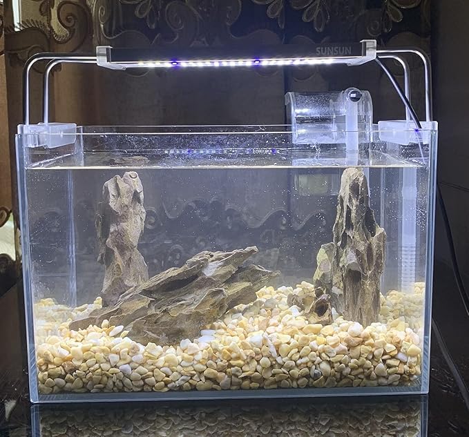 Natural Dragon Rock Carefully Selected Mixed Sizes, Decorative Aquarium Rocks, Aquarium Stones for Fish Tank (7.1lb-Large)