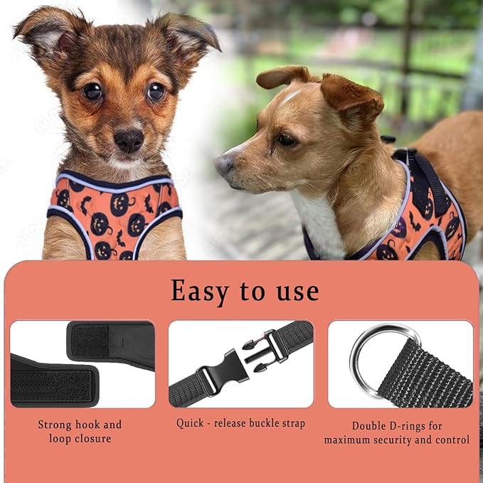 Comfort Fit Dog Harness – Adjustable No-Pull Vest for Small, Medium & Large Dogs – Soft Padded Step-in Design for Easy Control – Ideal for Walking, Running & Training – All-Weather Premium Dog Vest