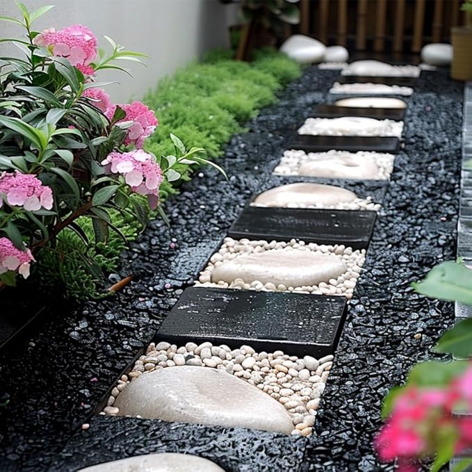 HappyFiller Natural Decorative White Pebbles Polished Rocks Stones for Aquarium Gravel,Fish Turtle Tank,Outdoor Indoor Succulents Plants Top Dressing,Graden Landscaping,10 LB