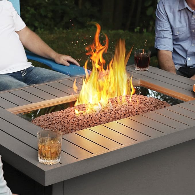 Mr. Fireglass 10 Pounds Red Natural Lava Rock for Indoor Outdoor Gas Fire Pits Fireplaces | Volcanic Lava Stones for Decorating Garden Landscaping, Potted Plants, 0.2"-0.3"