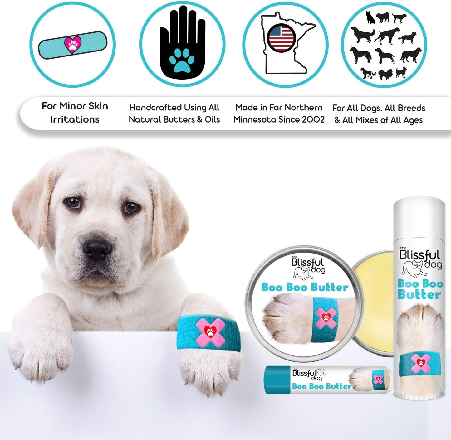 The Blissful Dog .15 oz Tube Pomeranian Booboo Butter