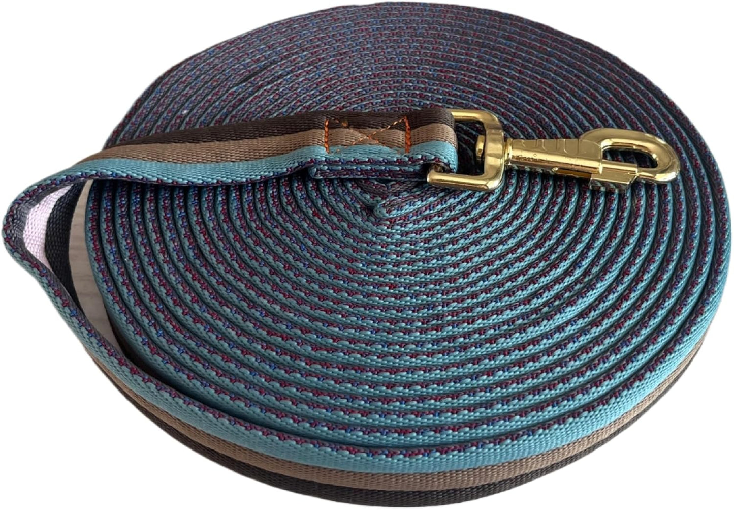 Premium Horse Training Lunge Line with Alloy Trigger Buckle for Accurate Equestrian Training of 26 Foot (8 Meters)