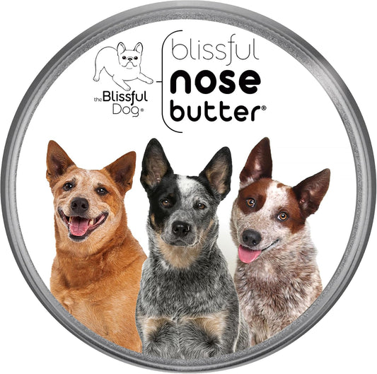 The Blissful Dog Australian Cattle Nose Butter, Versatile Dog Nose Balm for Dry Nose, Handcrafted Nose Moisturizer, Easy-to-Apply Dog Essentials, Unscented, 1 oz.