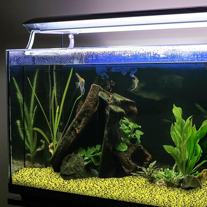 Hygloss Products Craft Rocks, Mini Stones For Art Projects - Bucket O' Gravel, Neon Yellow, 1 lb