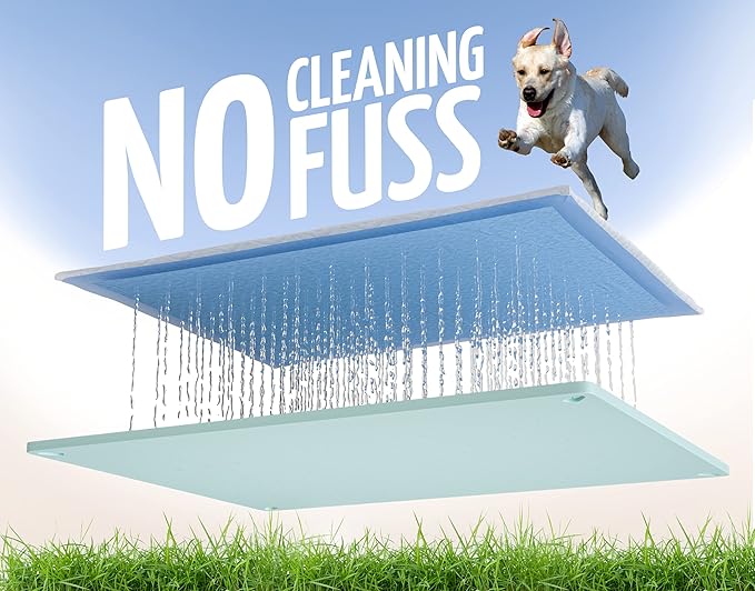 TidyFriend 2 Pk Pee Pad Holder Tray for 30” x 23” Pee Pads with Corner Lock Holes, Raised Edges, Non-Spill, Easy to Clean Silicone Dog Potty Tray Holder, For Indoor Floor Protection (Turquoise)