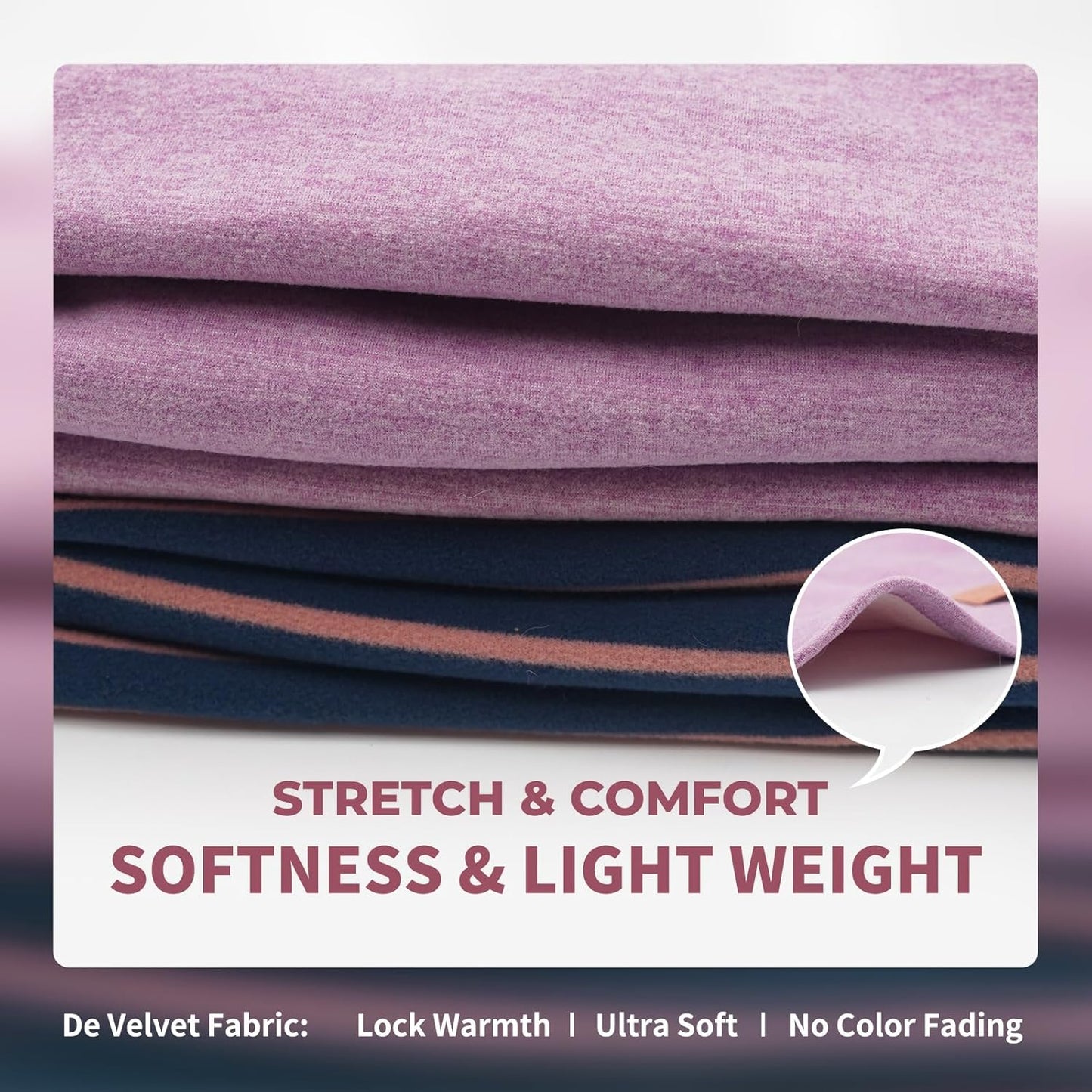 KYEESE 2Pack Dog Sweater Pet Coat Turtleneck Stretchy Dogs Clothes Super Soft Dog Sweaters for Small Dogs Girl Puppy in Sleeveless Design Pet Fleece Vest, Purple,S