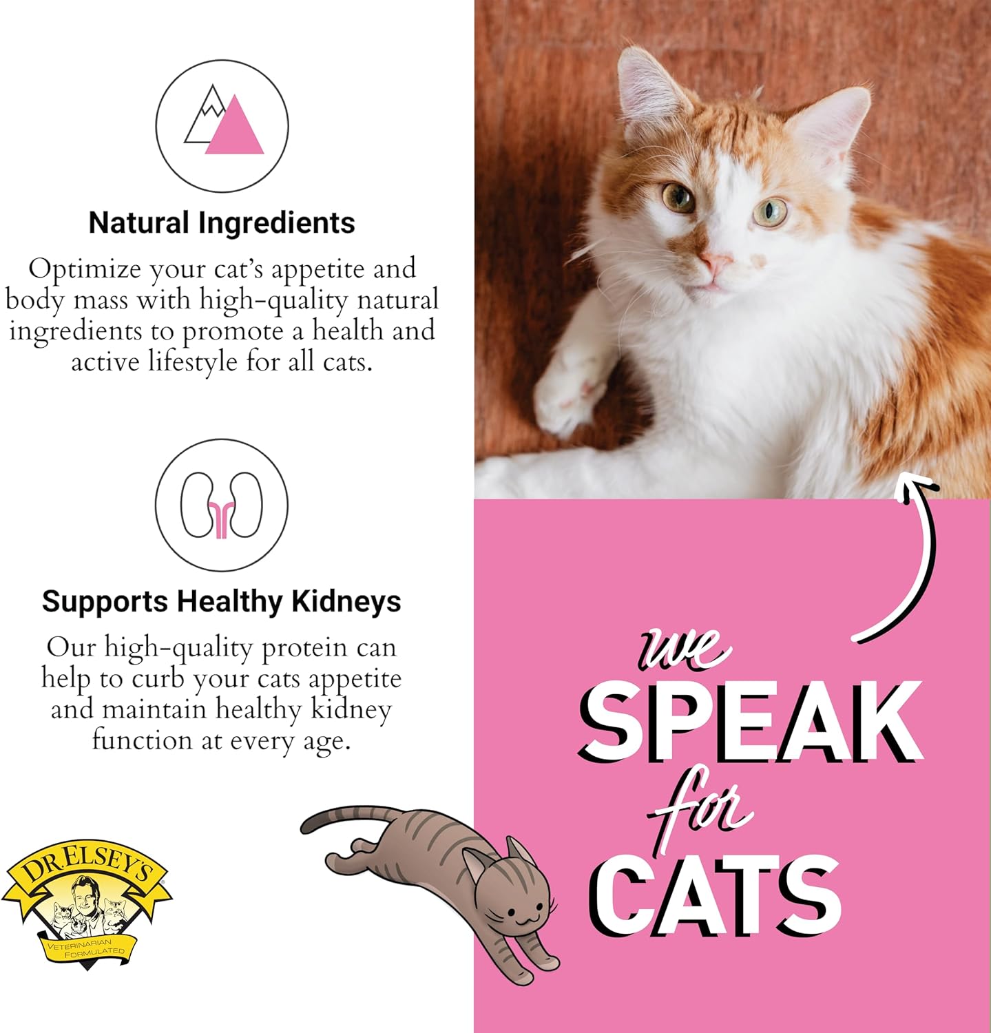 Dr. Elsey's cleanprotein Pork Cat Kibble 6.6lb. Bag