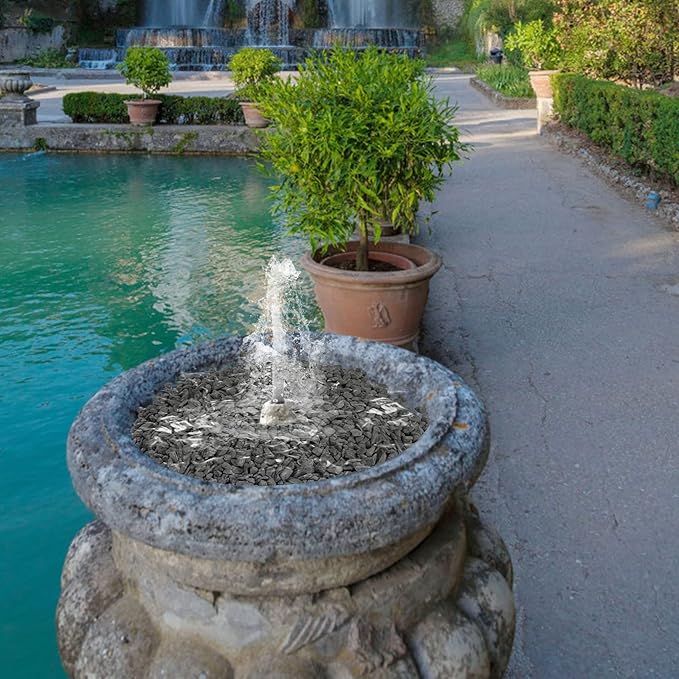 Mr. Fireglass Natural Decorative Gray Bean Pebbles 1/5" Crushed Gravel Stone for Decorating Garden, Succulent Plants and Walkway (10-lb Bag)