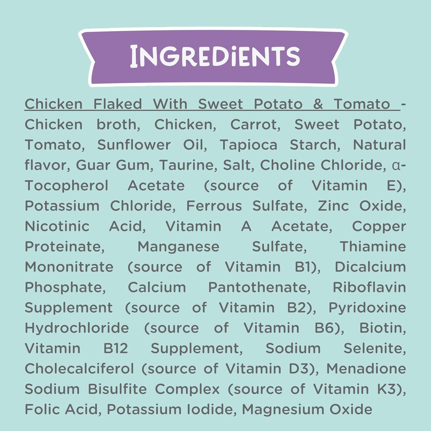 LOVE, NALA - Natural Adult Cat Wet Food - FLAKED Chicken, Sweet Potato, Tomato in Broth - Grain Free, Non-GMO, Digestive Fiber, Vitamins, Minerals - 12 Pack 2.4 lbs.