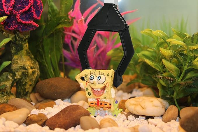 EZPIK 27" Extra Long Tweezers for Aquarium - Grabber Tool for Aquascaping - Aquarium Tongs Extra Long for Grabbing in Deepest Tanks - Saltwater Fish Feeding Tongs - Fish Tank Tweezers for Coral Reef