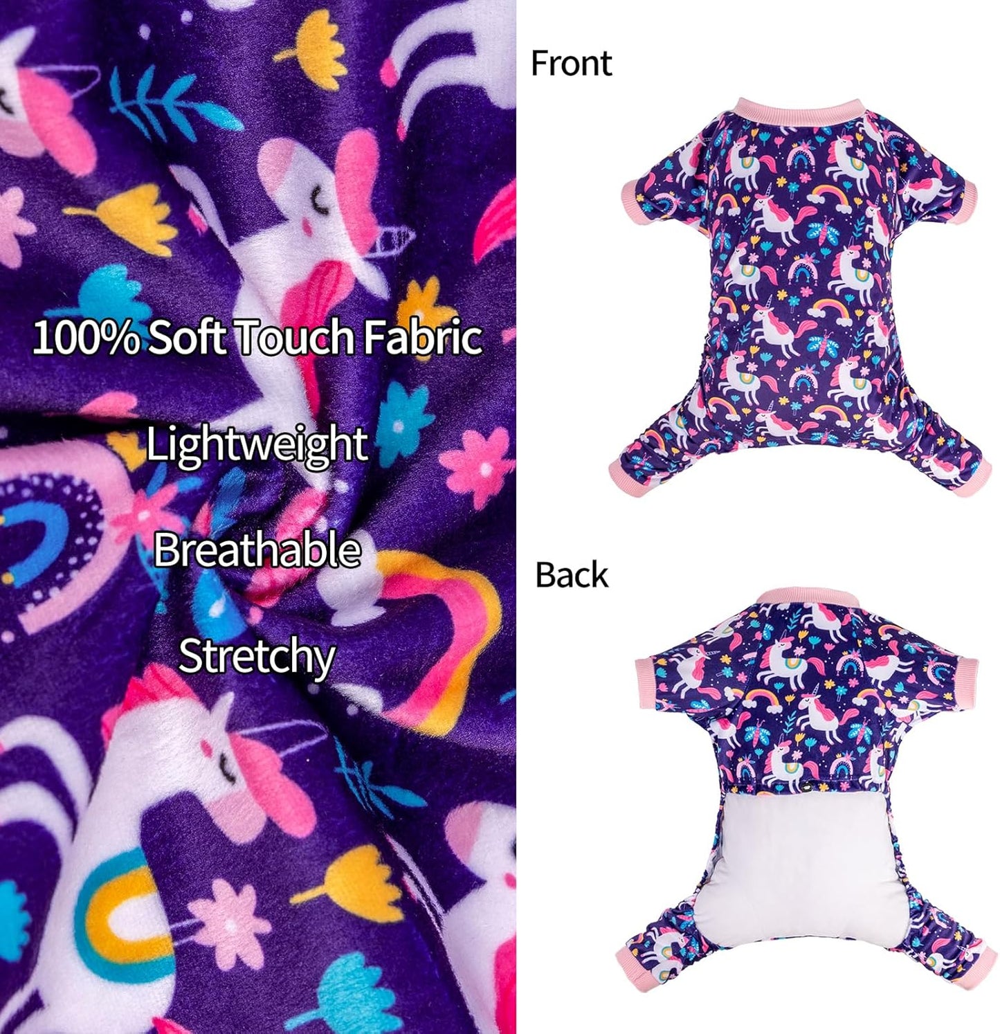 CuteBone Dog Halloween Pajamas Puppy Onesies Small Dogs Soft Pjs Coat Cat Apparel Comfy Pet Christmas Clothes Outfit Doggie Bodysuit P291L