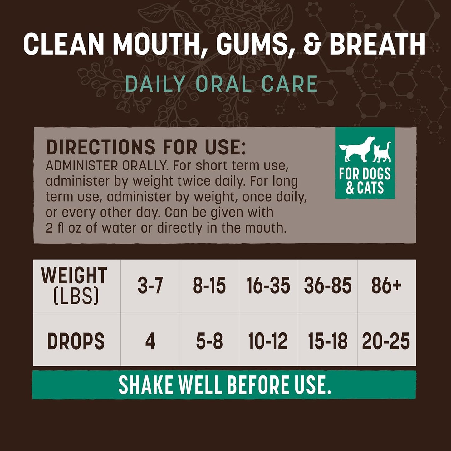 Earth Animal Herbal Remedies | Clean Mouth, Gums and Breath | 2 fl oz