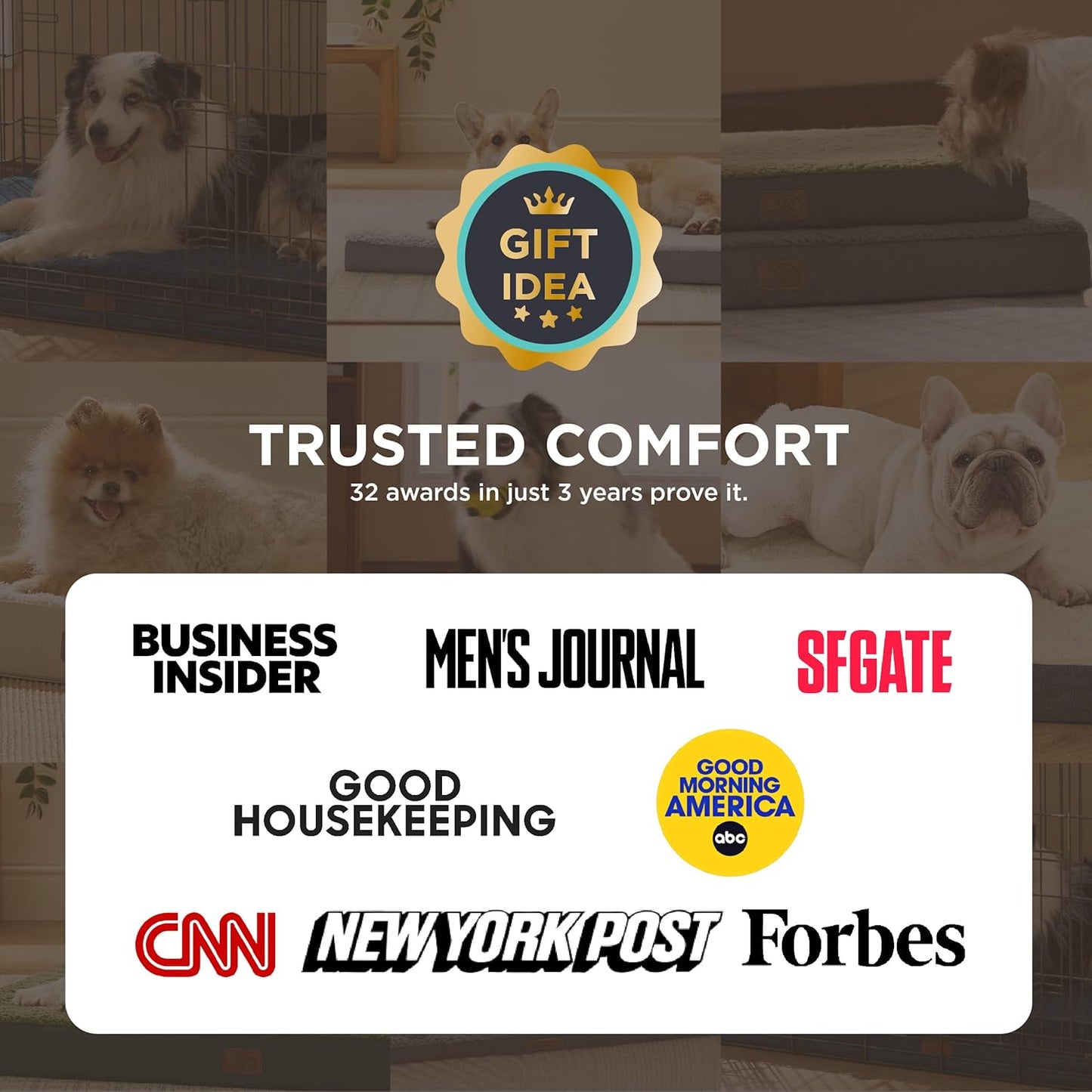 Bedsure XL Dog Beds Large Sized Dog -Orthopedic Flat Extra Large Pet Beds with Removable Washable Cover, Egg Crate Foam Mat, Suitable for Pet Up to 100 lbs