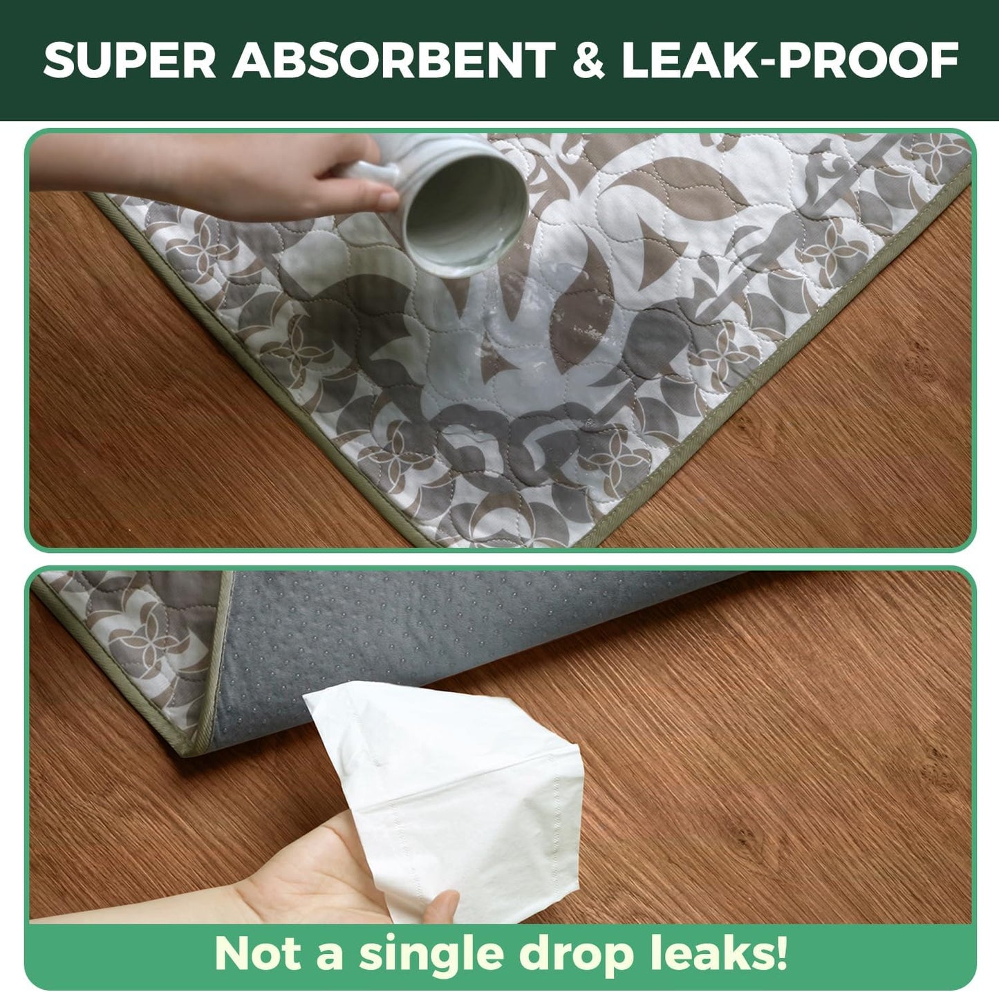 FXW Washable Pee Pads for Dogs, Puppy Pads with Super Absorbent, Specifically Designed for FXW Rollick/Homeplus 32 inch 8 Panels Dog Playpen, 71" Square, Boho, 1 Pack