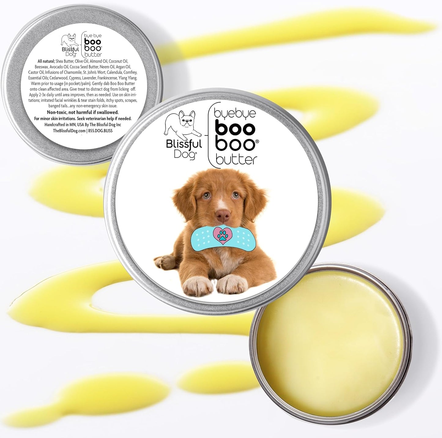 The Blissful Dog Nova Scotia Duck Tolling Retriever Boo Boo Butter, 8-Ounce