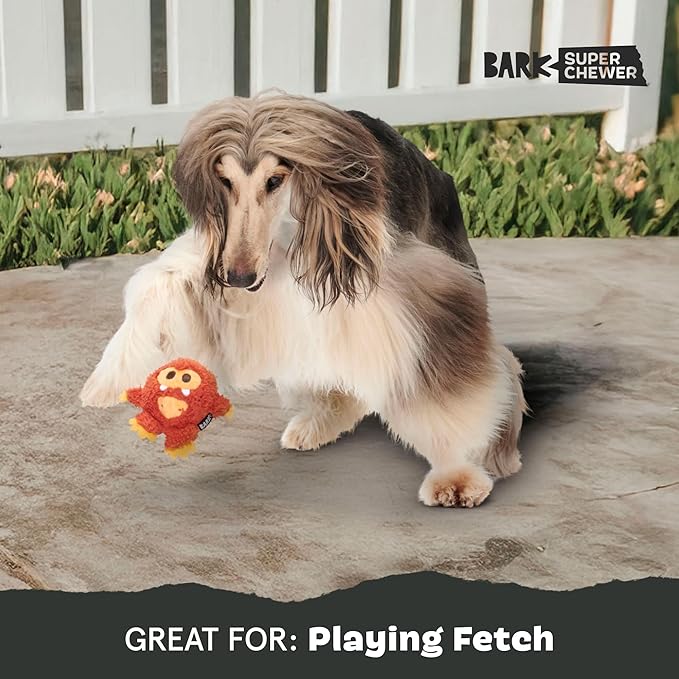 Barkbox Betty Bigfoot Dog Toy for Medium to Large Aggressive Chewers, Durable with Hidden Surprise Toy Inside for Extended Playtime